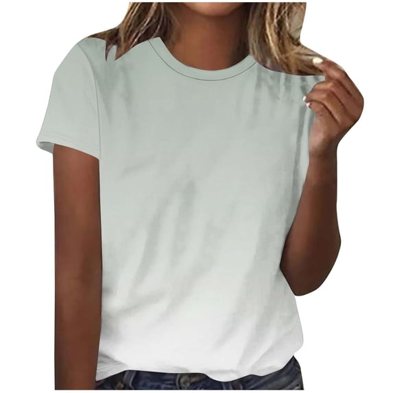 Aofany Plus Size Blouses for Women Short Sleeve Shirts Casual Dressy Summer Tops with Pleats