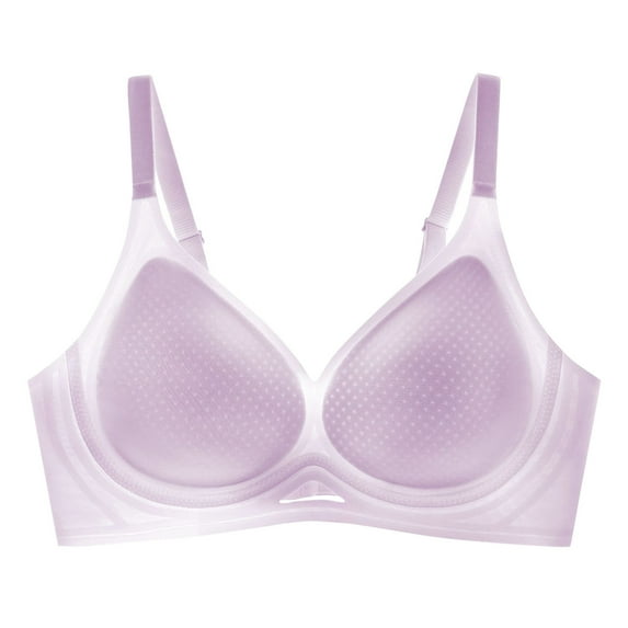 Aofany Plus Size Bras for Women Full Coverage Underwire Support Strap Lift Comfort Everyday Bras Push Up T Shirt Bra, 34A/B-40A/B