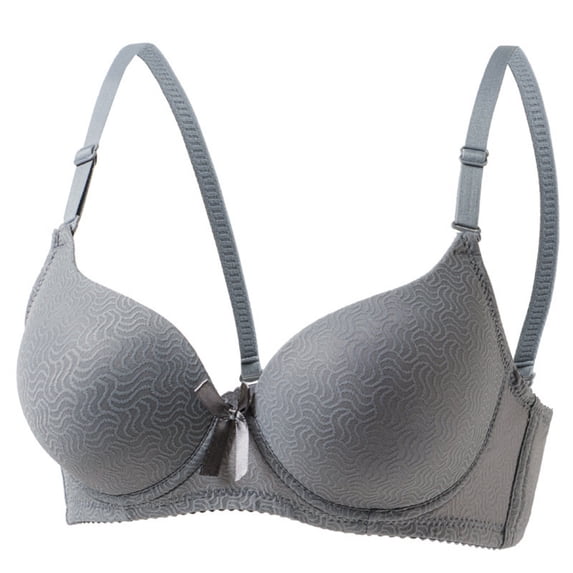 Aofany Plus Size Bras for Women with Wire Push Up Bra T-shirt Bras Full Coverage Breathable Underwear Comfy Supportive Everyday Bras, 34B/C-40B/C