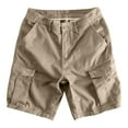 thumbnail image 1 of Aofany Plus Size Men's Cargo Shorts Casual Solid Color Fashion Multiple Pockets Shorts Loose Comfy Work Short Pants, 1 of 1