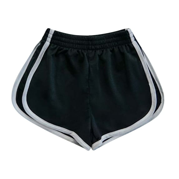 Aofany Plus Size Sports Shorts for Women Sexy Splice Casual Fitness Workout Elastic Waist Shorts Loose Fitting Comfy Home Shorts Beach Shorts