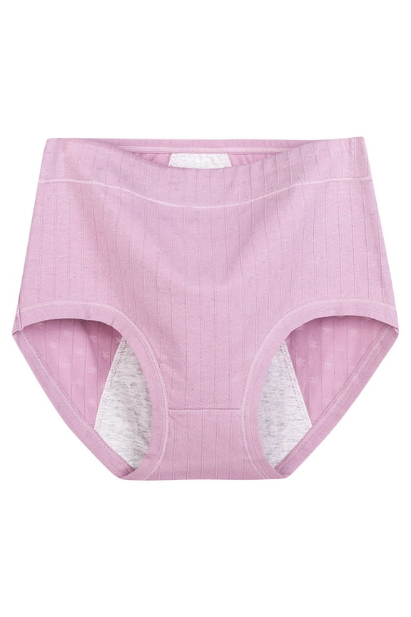 Plus Size Women Panties Leak Proof Menstrual Underwear Comfortable Breathable Cotton Briefs