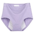 thumbnail image 1 of Aofany Plus Size Women Panties Leak Proof Menstrual Underwear Comfortable Breathable Cotton Briefs, 1 of 5