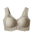 thumbnail image 1 of Aofany Plus Size Womens Daily Bras Push Up Wireless Comfortable Breathable Lace Bra Underwear, 1 of 3