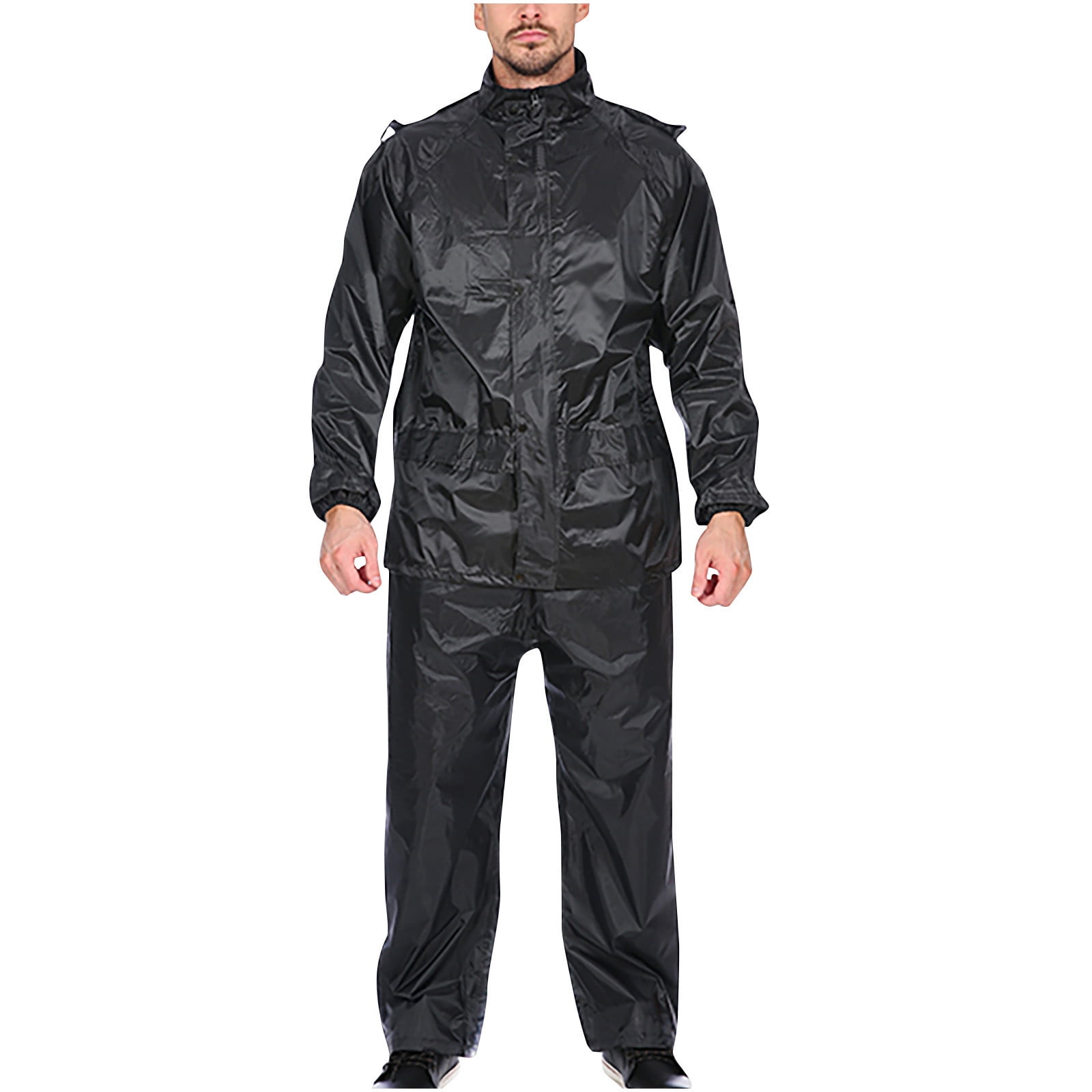 Aofany Rain Coat Men's and Women's Adult Raincoat Set, Outdoor Duty ...