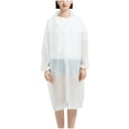 thumbnail image 1 of Aofany Reusable EVA Rain Ponchos for Adults, Raincoats with Adjustable Hood and Drawstring, Emergency Waterproof Unisex for Women and Men, 1 of 7