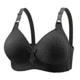 thumbnail image 1 of Aofany 2024! Womens Plus Size Bra,Woman's Solid Gathered Together Large Size Daily Bra No Rims Underwear, 1 of 1