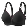 thumbnail image 1 of Aofany 2024! Womens Plus Size Bra,Woman's Solid Gathered Together Large Size Daily Bra No Rims Underwear, 1 of 1