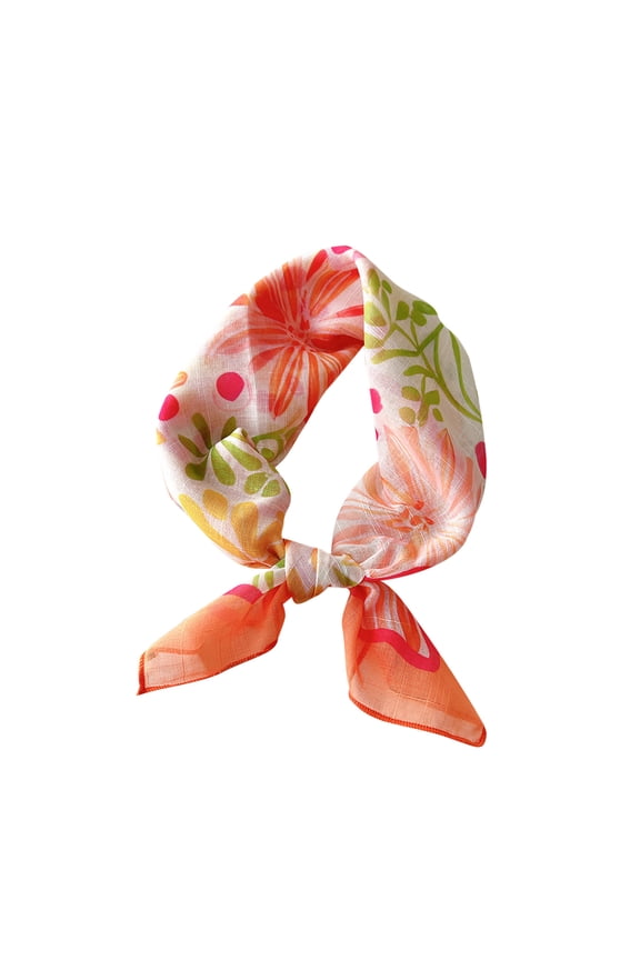 Scarf for Women Scarves Simulation Scarf Soft Kerchief Printing Women Silk Fashion Scarf