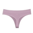 thumbnail image 1 of Aofany Seamless Thongs for Women No Show Stretch Underwear Soft Cotton Invisible Panties Bikini Briefs, 1 of 2