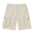 thumbnail image 1 of Aofany Shorts for Men Casual Elastic Waist Multi-pocket Sports Short Pants Summer Baggy Comfy Work Shorts, 1 of 3