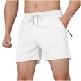 thumbnail image 1 of Aofany Shorts for Men under $5,Mens Summer Casual Drawstring Pocket Elastic Waist Shorts Sports Fitness Training Breathable Shorts, 1 of 3