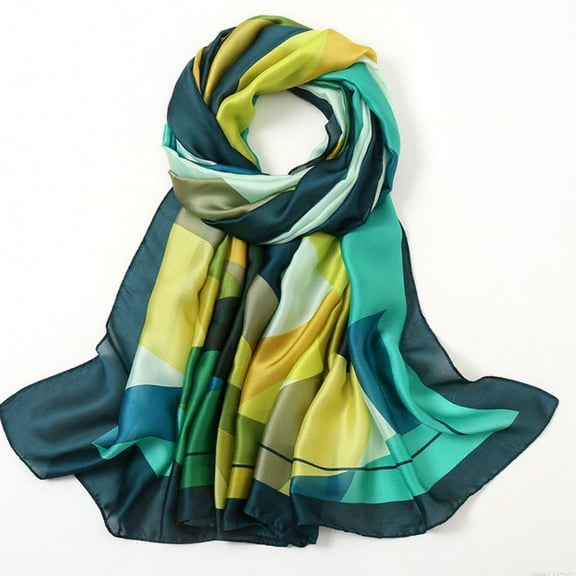 Aofany Silk Scarf for Women Fashion Scarves Long Lightweight Shawl Wrap
