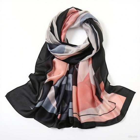 Aofany Silk Scarf for Women Fashion Scarves Long Lightweight Shawl Wrap