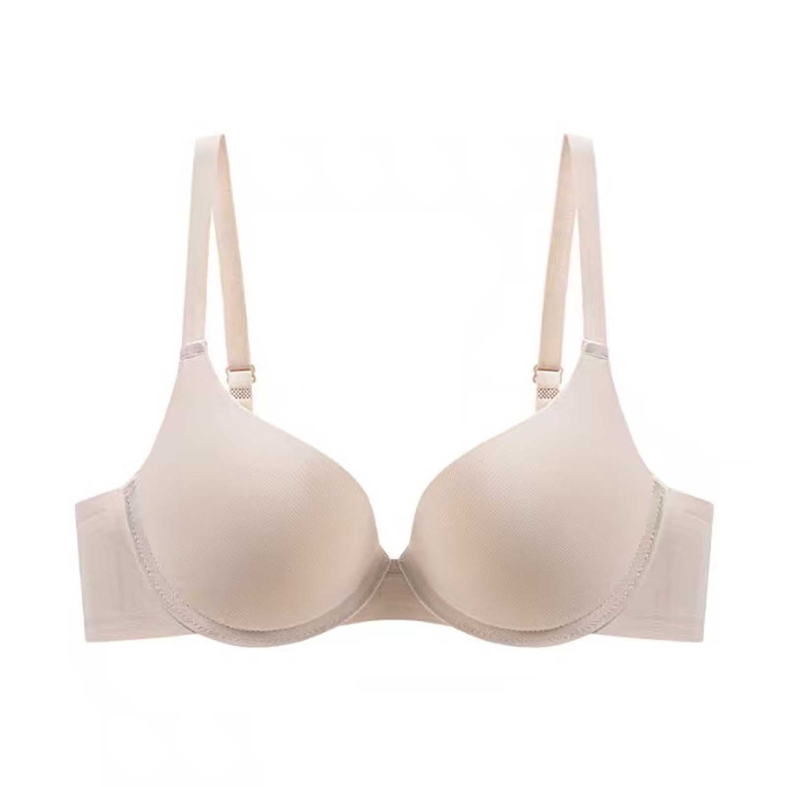 Aofany Solid Color Push Up Bra for Women Smoothing Adjustable Straps ...