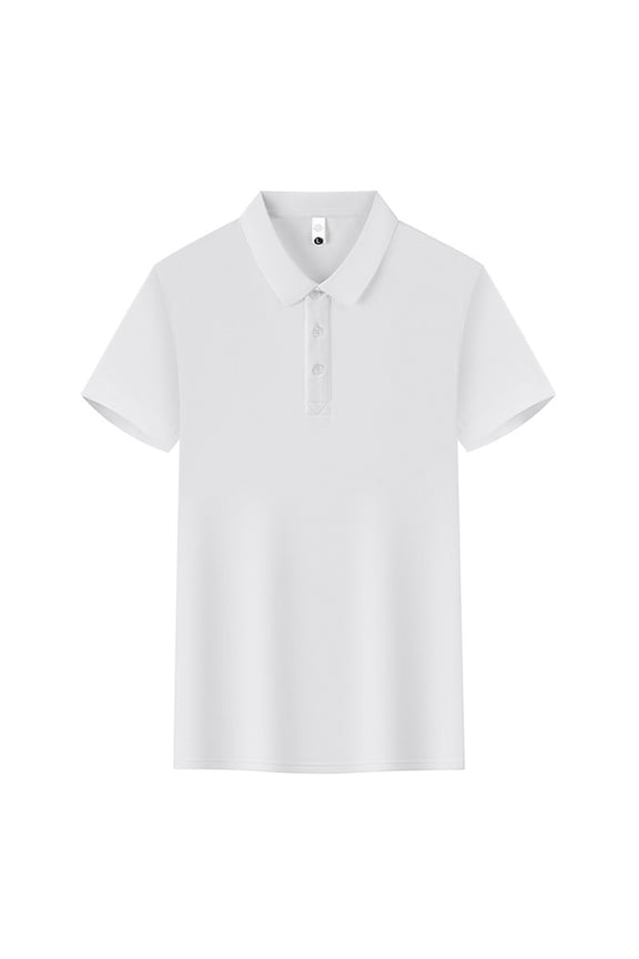 Summer Womens Sports Short Sleeve T Shirts 2024 Buttons Lapel Tees Active Comfy Loose Fit Casual Tunic Tops