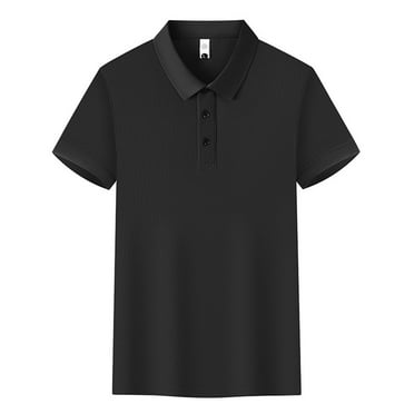 Aofany Summer Womens Sports Short Sleeve T Shirts 2024 Deals Buttons Lapel Tees Active Comfy Loose Fit Casual Tunic Tops