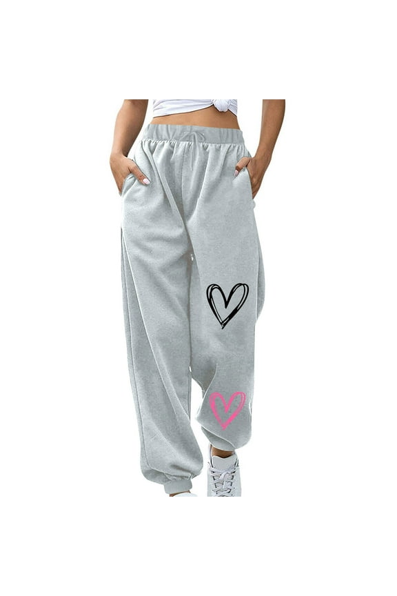 Sweatpants for Women with Pockets Elastic Waist Drawstring Pants Joggers Pants Casual Soft Sweatpants Lounge Pants