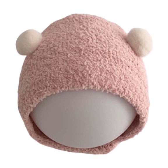 Aofany Toddler Girl Lovely Flounce Knit Hats Baby Bonnets Newborn Baby Hats Ultra Soft Adjustable Hats