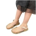 thumbnail image 1 of Aofany Toddler Shoes Baby Girls Cute Jelly Colors Hollow Out Non-slip Soft Sole Beach Roman Sandals, 1 of 9