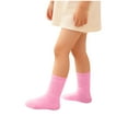 thumbnail image 1 of Aofany Toddler Socks Girls And Boys Solid Color Non-Slip Socks For 1-8T Comfortable Mid-calf Socks for Kids Boys Girls, 1 of 5