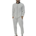 thumbnail image 1 of Aofany Tracksuit Mens 2 Piece Set Zipper Jacket with Drawtsring Jogger Sweatpants Sweatsuits Outfits Casual 2024 Fashion Lounge Set, 1 of 6
