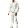thumbnail image 1 of Aofany Two Piece Tracksuit Set Long Sleeve Sweatsuits & Pants Casual Outfits Men's Sports Tracksuits Pullover Hoodies Sweatpants Fall Winter Suit, 1 of 6