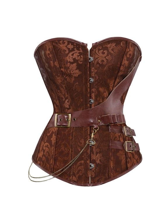 Vintage Lace up Corset Tops for Women Steampunk Top Corsets Bustier Renaissance Cosplay Costumes Lingerie Bodyshaper