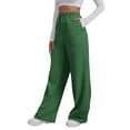 thumbnail image 1 of Aofany Wide Leg Sweat Pants for Womens Lounge High-Rise Baggy Workout Sweatpants Casual Comfy Pants with Pockets, 1 of 5