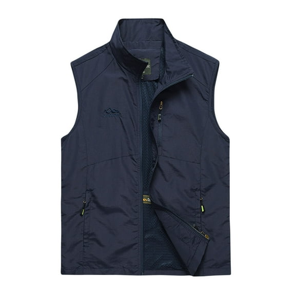 Aofany Winter Coats for Men Men Zip Outdoor Winter Warm Sport Vest Sleeveless Pockets Jacket Coat Lightweight Vest for Men