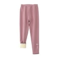 thumbnail image 1 of Aofany Winter Girls Warm Fleece Lined Leggings Elastic Cotton Bottoms Pants Suitable For 3-12 Years Old, 1 of 1