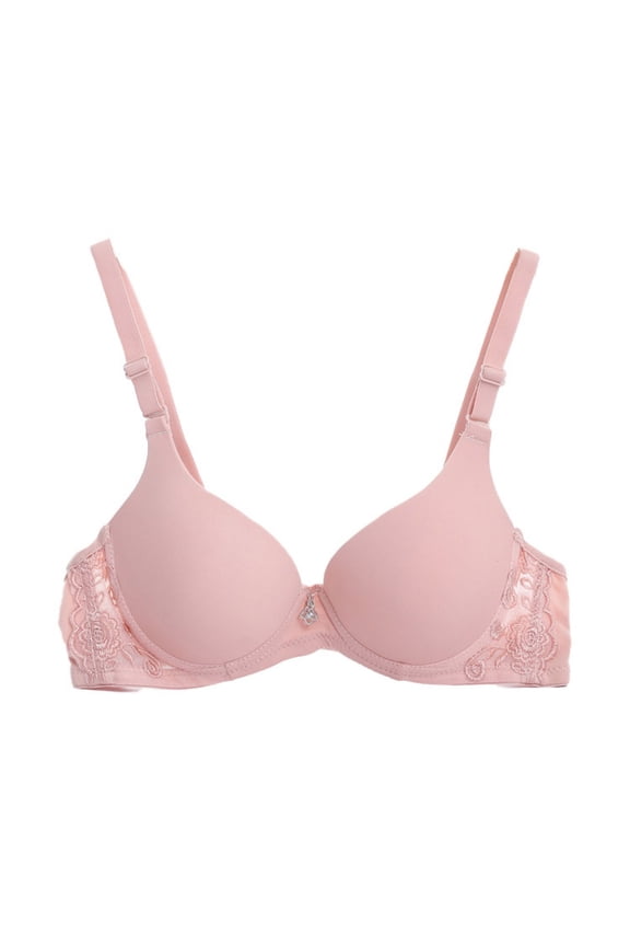 Wire Bra for Women 32B/C-38B/C Breathable Full Coverage Comfort Seamless Soft T Shirt Bras Push Up Bras for Women