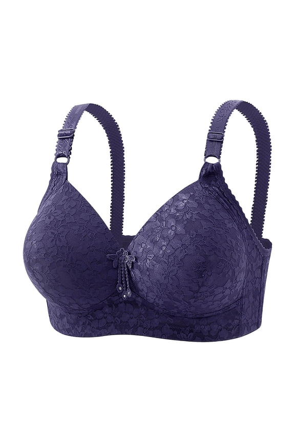 Wireless Bras for Women No Underwire Comfort Seamless Bras Full Coverage Everyday Bra Plus Size T-Shirt Bras, 32D-48D