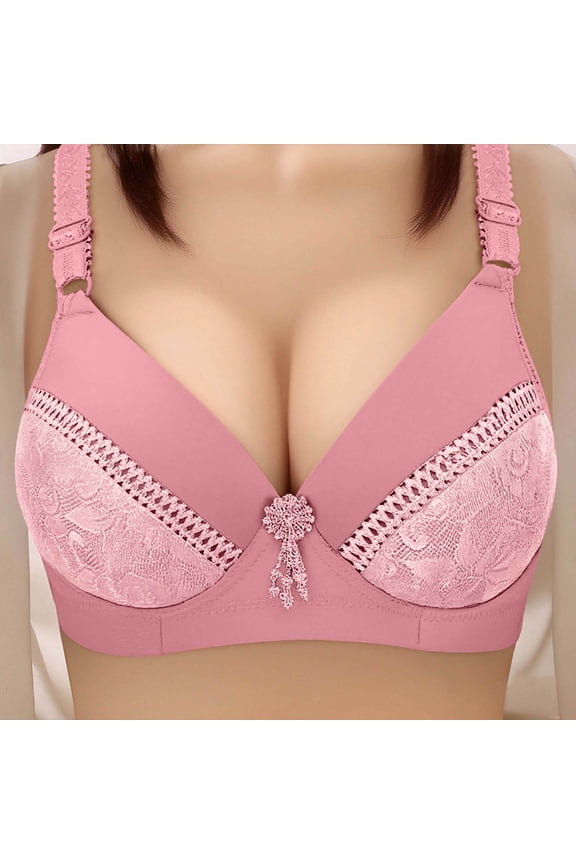 Wireless Bras for Women No Underwire Full Coverage Push Up Wirefree Bras Seamless Tshirt Bras Soft Everyday Bra, 36B/C-42B/C