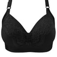 thumbnail image 1 of Aofany Woman's Plus Size Embroidered Glossy Bras Comfortable Breathable No Rims Push Up Underwear Bra, 1 of 7