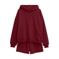 thumbnail image 1 of Aofany Women 2 Piece Outfits Hoodie Short Set Oversized Sweatshirt Shorts Sweatsuit Fall Clothes, Two Piece Fall Sets for Women, Women Casual Two Piece Outfits Sets, Women's Sweatsuit Outfits, 1 of 2