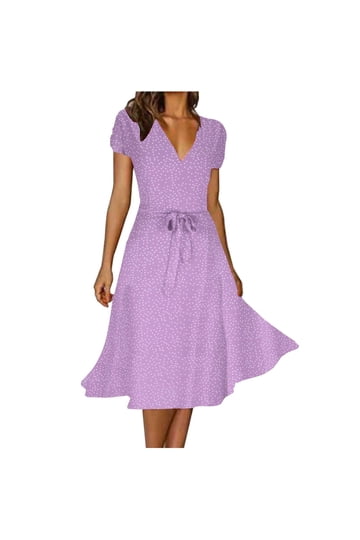 chinese dress ladies SHEIN Mulvari Front Lace Up Long Sleeve Pleated All-Over Print Maxi Ca |  Dress