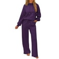 thumbnail image 1 of Aofany Women Jogger Outfit Matching Sweat Suits Long Sleeve Hooded Sweatshirt Sweatpants 2 Piece Workout Sports Tracksuit, 1 of 8