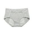 thumbnail image 1 of Aofany Women Plus Size Comfortable Breathalbe Panties Leak Proof Menstrual Period Underwear Solid Color Everyday Briefs, 1 of 3