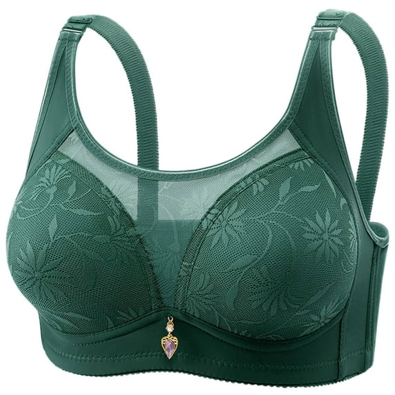 Aofany Women Plus Size Wirefree Bras for Women Full Coverage No Underwire Everyday Bras Comfortable Wireless Bras, 38B/C-44B/C