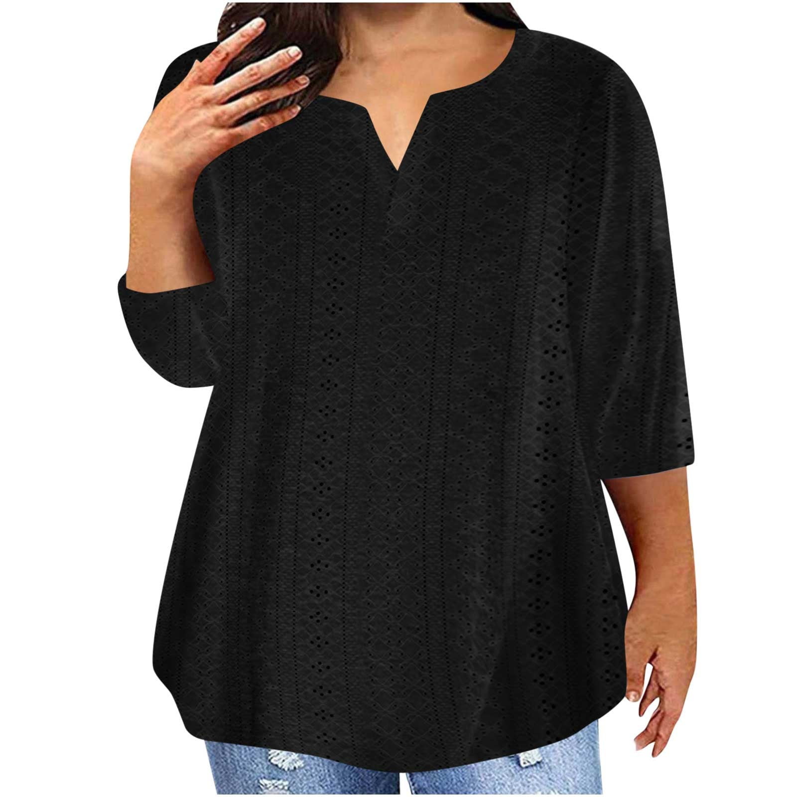 plus size casual cotton t shirt burgundy chunky long sleeve tops main image 0