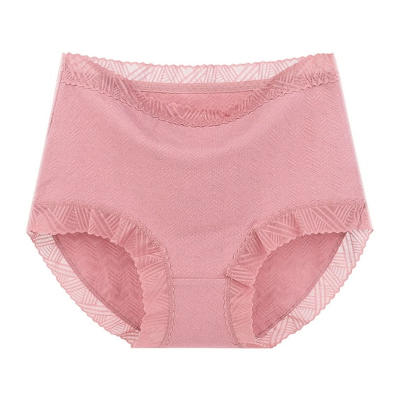 Aofany Women's Cotton Underwear, Lace Underwear for Women High Waisted Panties Soft Comfy Strech Full Coverages Ladies Briefs XL-6XL(Available in Plus Size)