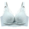 thumbnail image 1 of Aofany Women's Front Buckle Lace Underwear Postpartum Feeding Prevent Sagging Pregnant Bras Thin No Rims Push Up Everyday Bras, 1 of 2