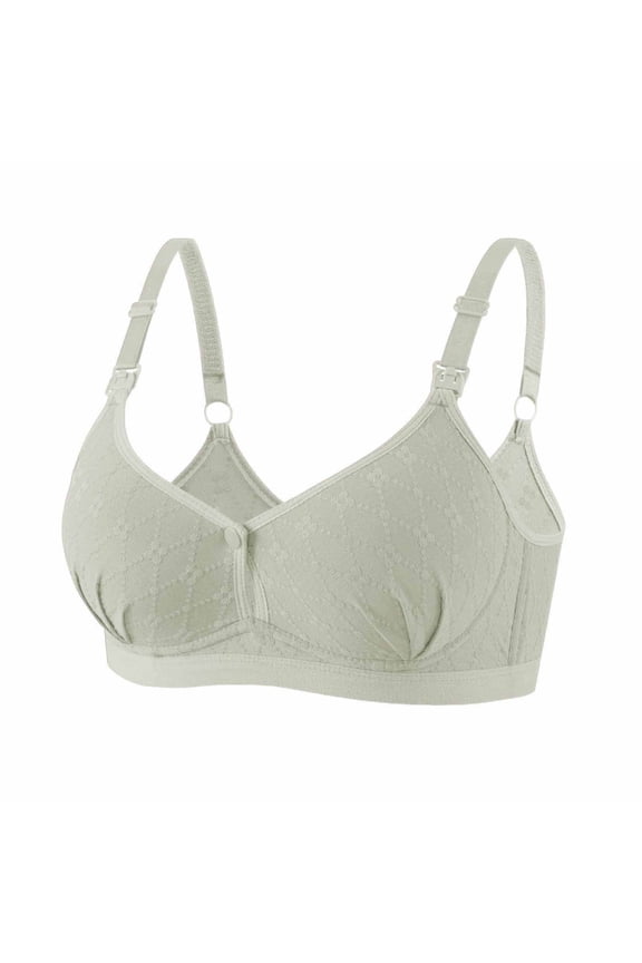 Women's Front Closure Bras Underwear Postpartum Feeding To Sagging Pregnant Bras Wireless Bras, 34B/C-42B/C