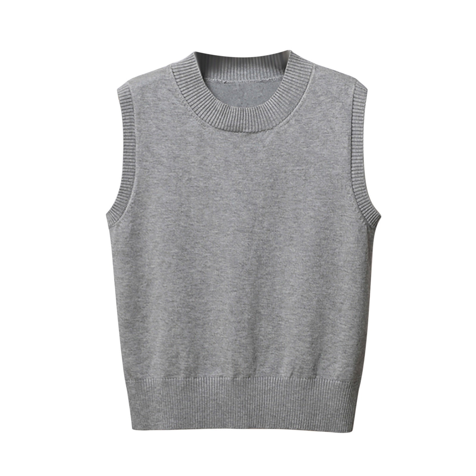 Aofany Women's New Warm Keeping Sweater Vest Fashion Round