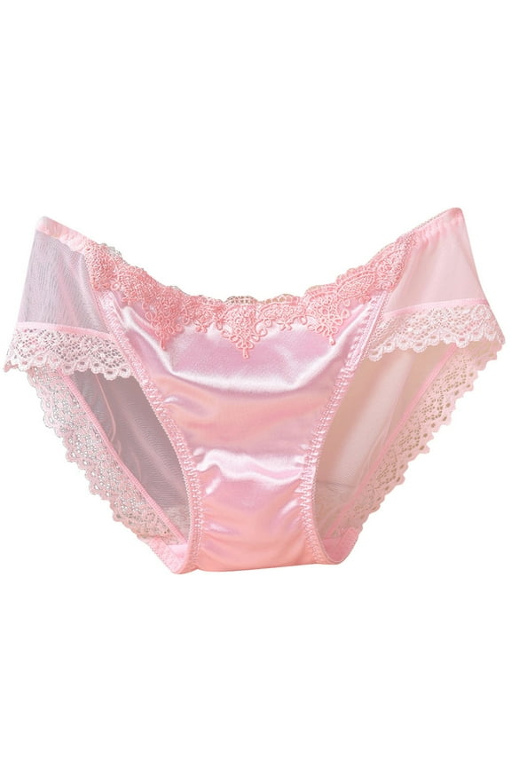 Women's Plus Size High Waist Traceless Panties Comfortable Breathable Underwear Thin Ice Silk Briefs