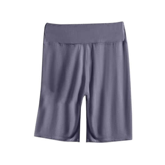 Aofany Women's Plus Size Yoga Shorts High Waisted Solid Color Fitness Running Sports Tight Shorts Home Casual Shorts