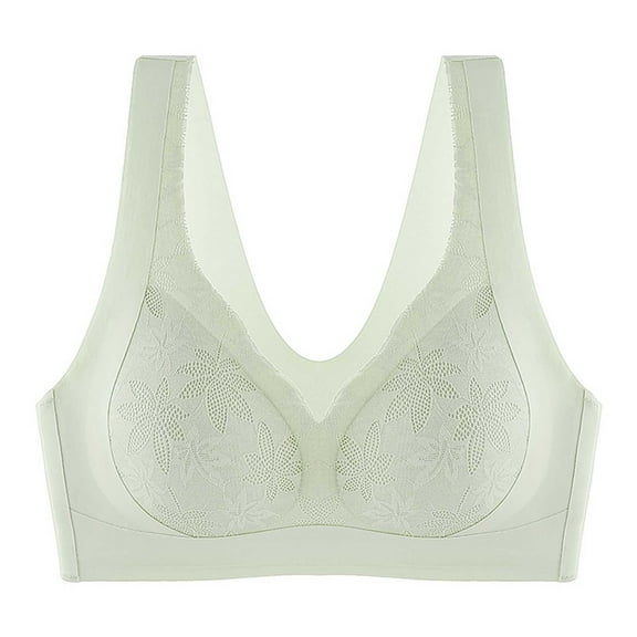 Aofany Women's Seamless Bras No Underwire Push Up Bras Soft Wireless Comfort Bralettes Full Coverage, 34B/C-42B/C