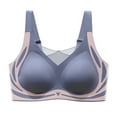 thumbnail image 1 of Aofany Women's Seamless Wireless Everyday Bras Comfortable Full Coverage Wire Free Bralettes Lightly Lined Bra with Soft Support, 36B/C-44B/C, 1 of 2