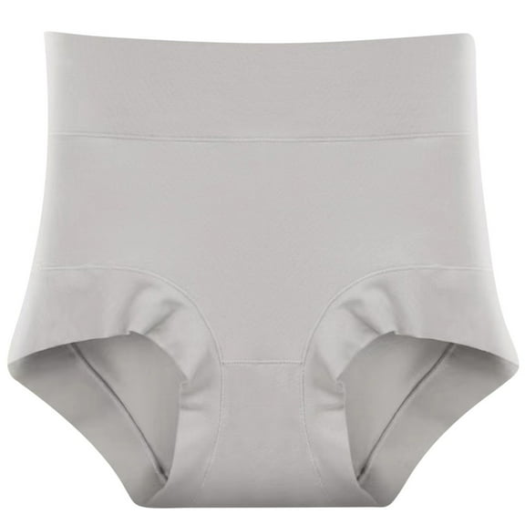 Aofany Women's Solid High Waist Panties Comfy Stretch Breathable Briefs Underwear